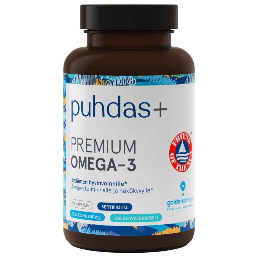 Puhdas+ Premium Omega-3 600 mg
