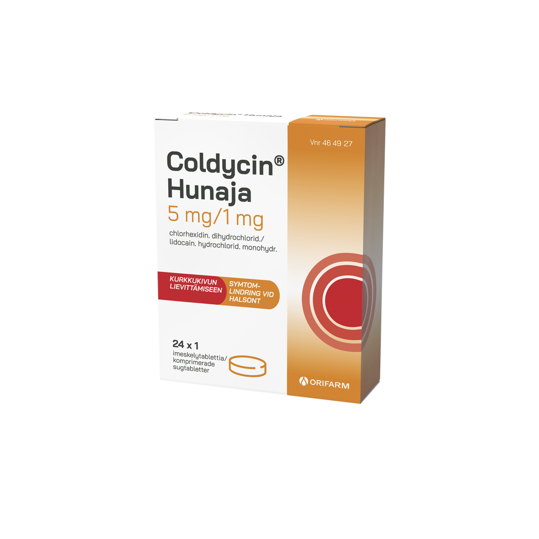 COLDYCIN HUNAJA 5/1 MG imeskelytabletti 24 x 1 fol
