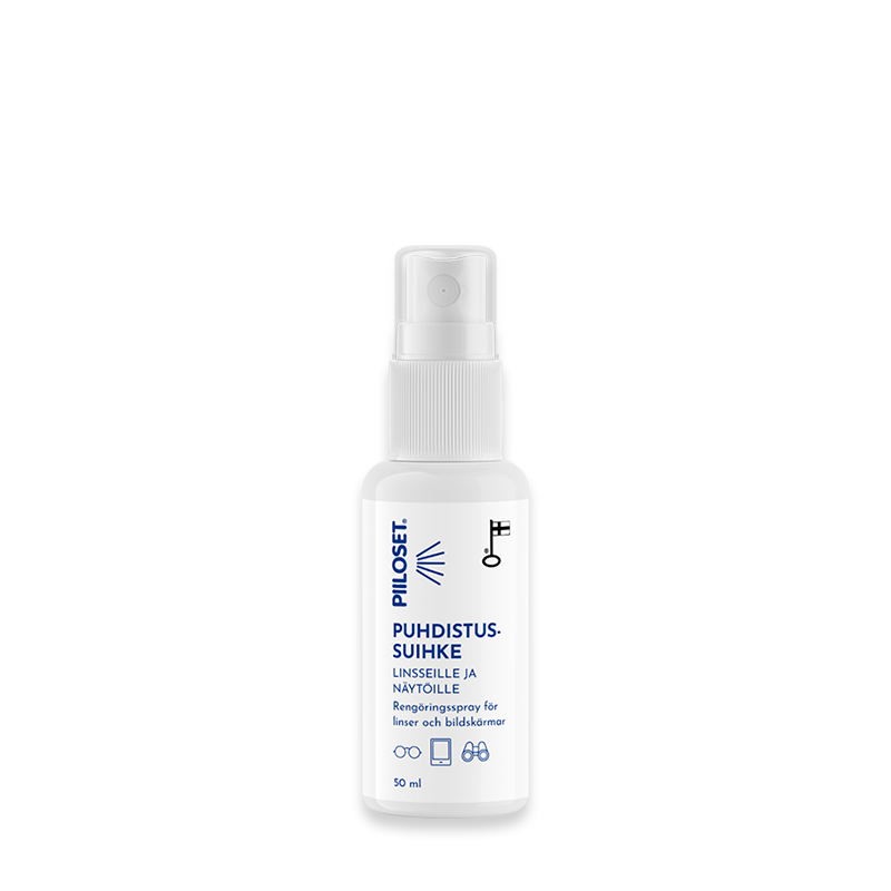 Piiloset puhdistussuihke linsseille 50 ml