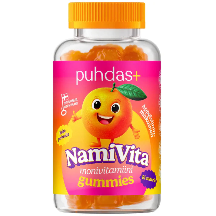 Puhdas+ NamiVita lasten monivitamiini 75 kpl