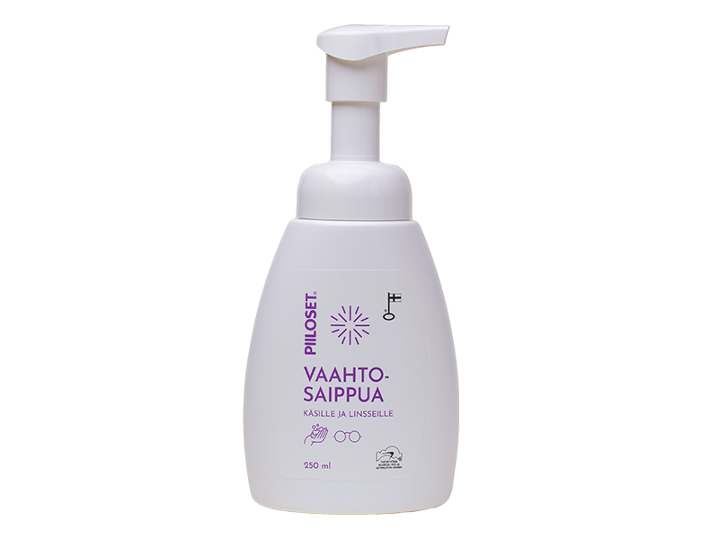 Piiloset vaahtosaippua 250 ml