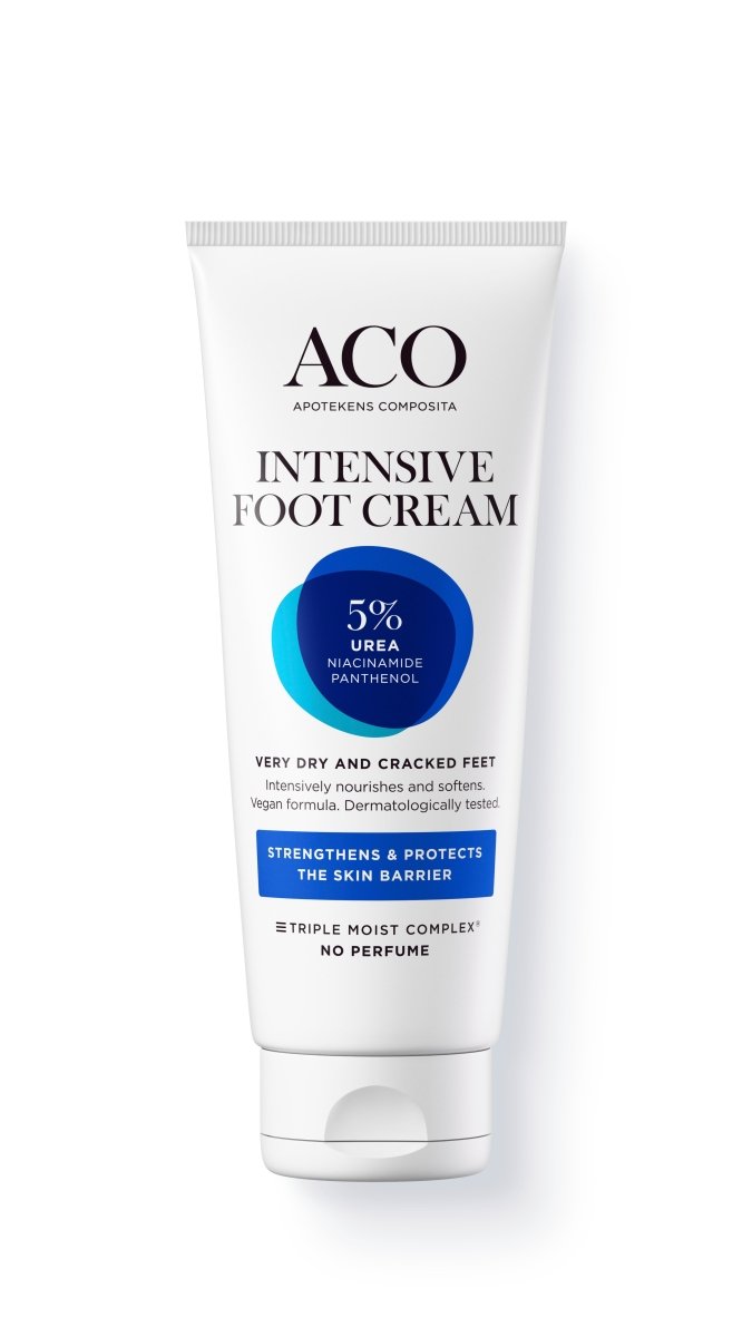 ACO Body Intensive Foot Cream Protect 100 ml - Kuva tuotteesta, jalkavoide kosteuttaa ja suojaa ihoa