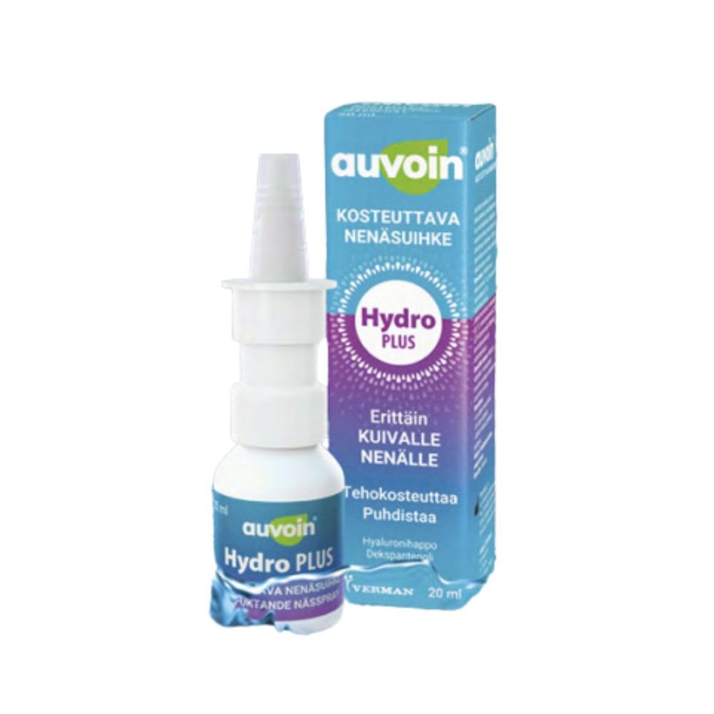 Auvoin Hydro Plus 20 ml - Tulossa valikoimaan - Tehokosteutusta kuivalle nenälle