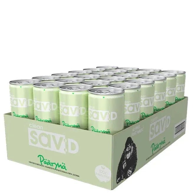 Clean sav:D Päärynä 330 ml 24 x 330 ml - Energiajuoma - Apteekki 360 Helsinki - Verkkoapteekki