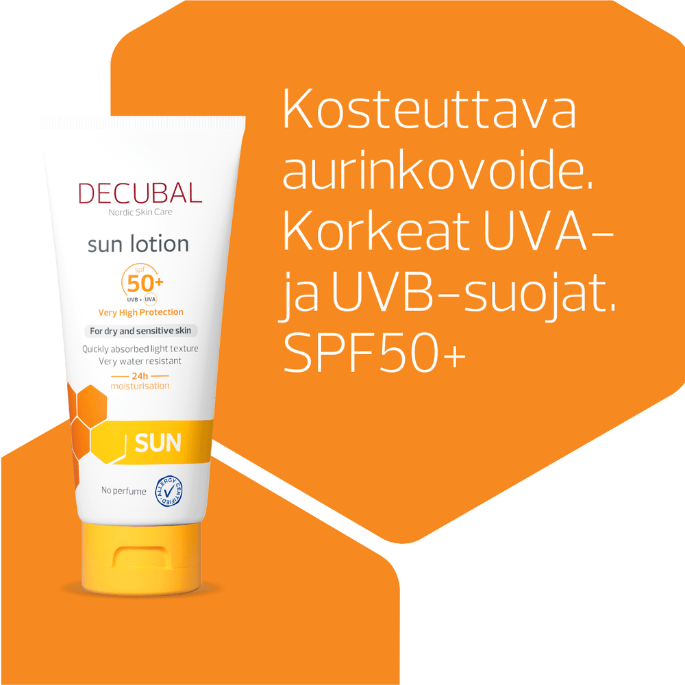 Dermatologisesti testattu aurinkovoide