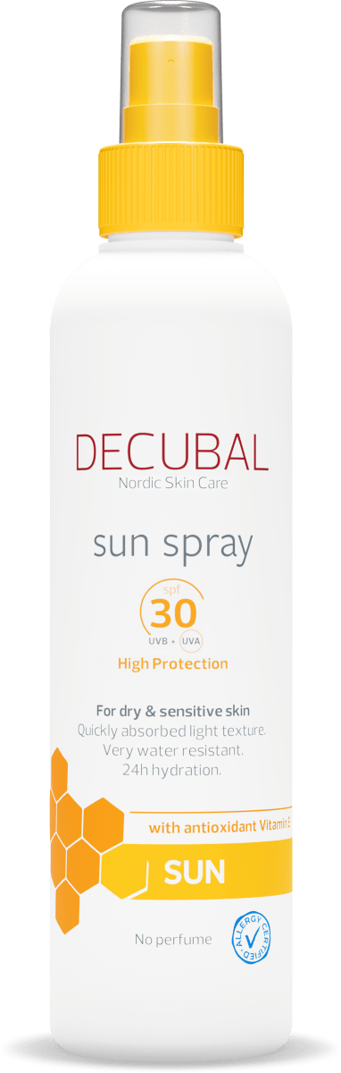 Suojaava aurinkosuojasuihke Decubal Body Sunspray SPF30 Pullo