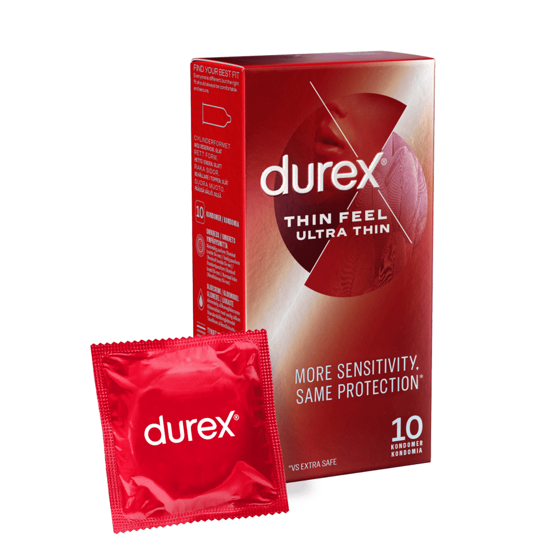 Durex Feel Ultra Thin Kondomi - erittäin ohut ja herkkä kondomi