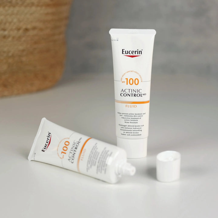 Eucerin Sun Actinic Control MD SPF100 -lääkinnällinen laite aktiinisen keratoosin ja ei-melanoottisen ihosyövän ehkäisyyn