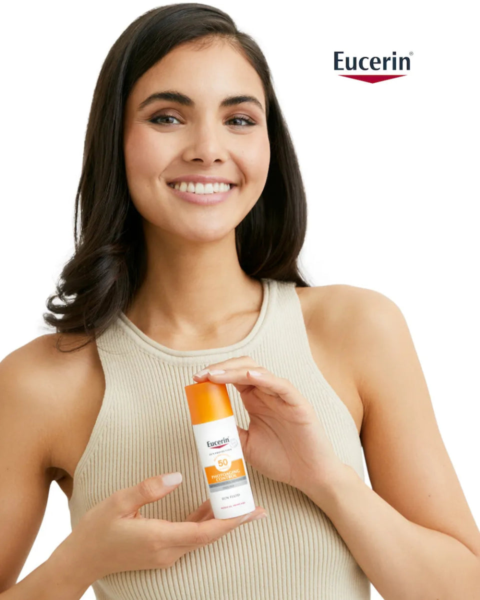 Eucerin aurinkosuoja kasvoille, kaulalle ja dekoltee-alueelle