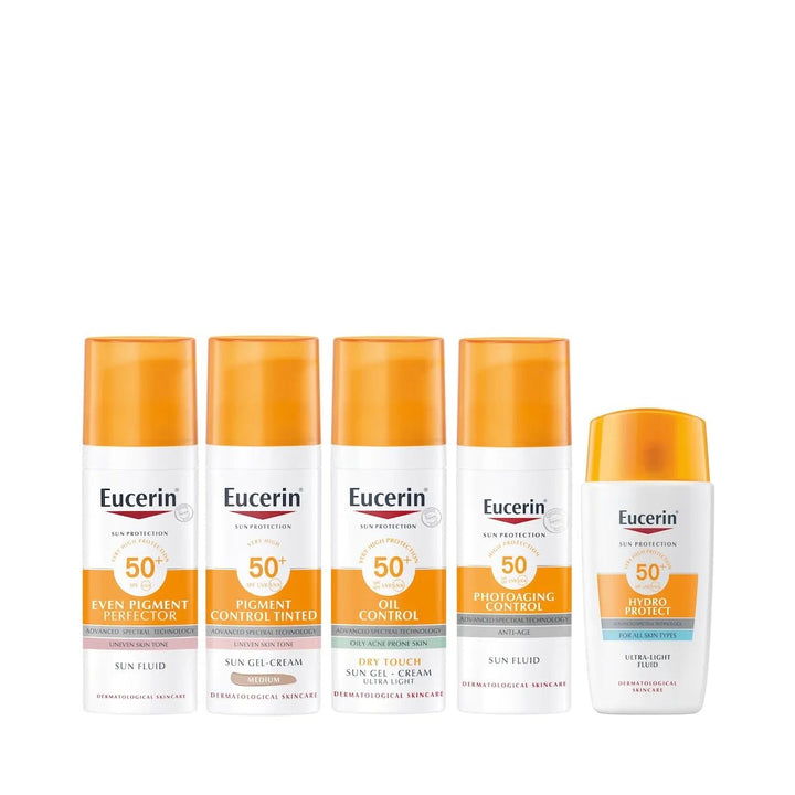 Eucerin Advanced Spectral -teknologia: korkea aurinkosuojakerroin ja ryppyjä vähentävä vaikutus