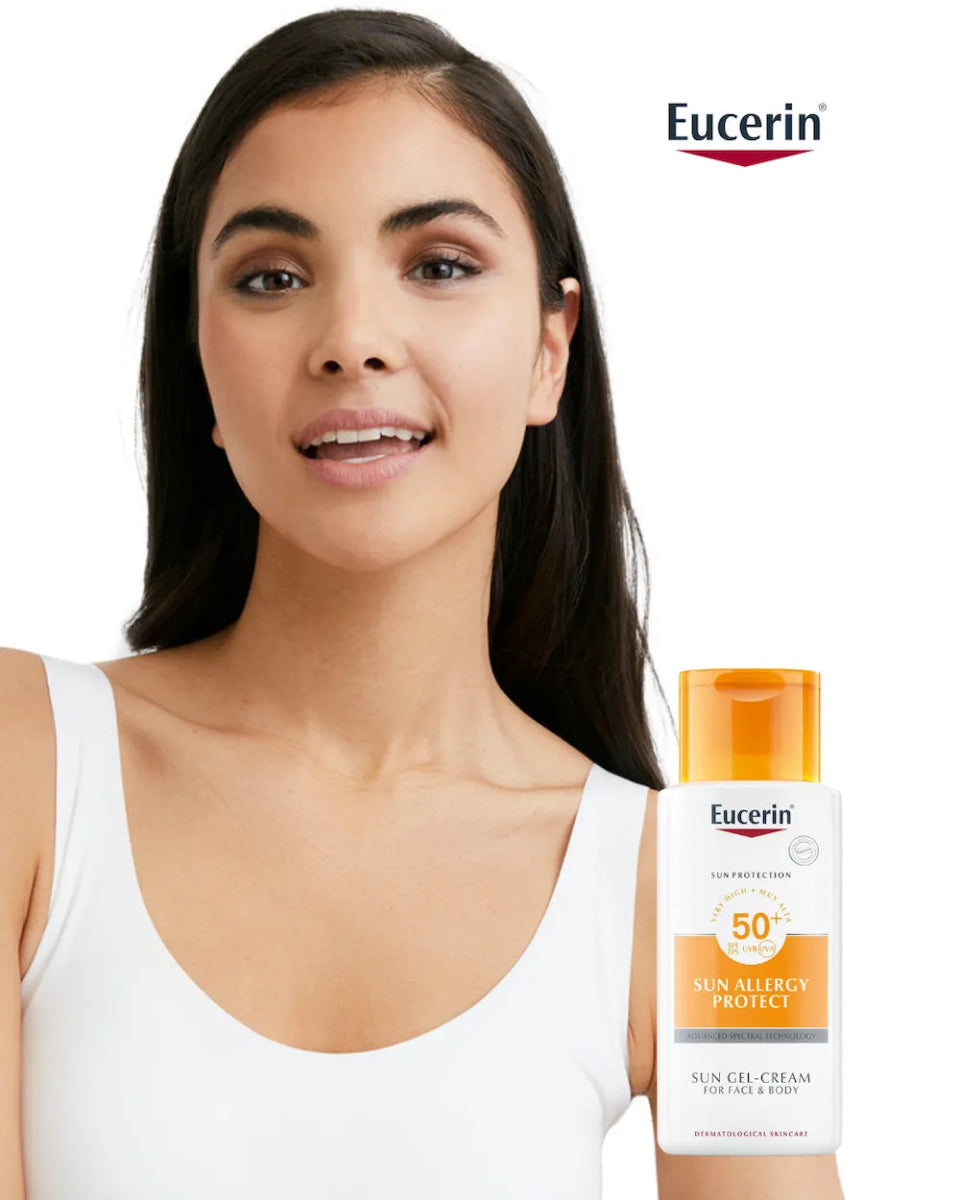 Eucerin Sun Sensitive GelCream SPF50+ nopeasti imeytyvä aurinkosuojavoide