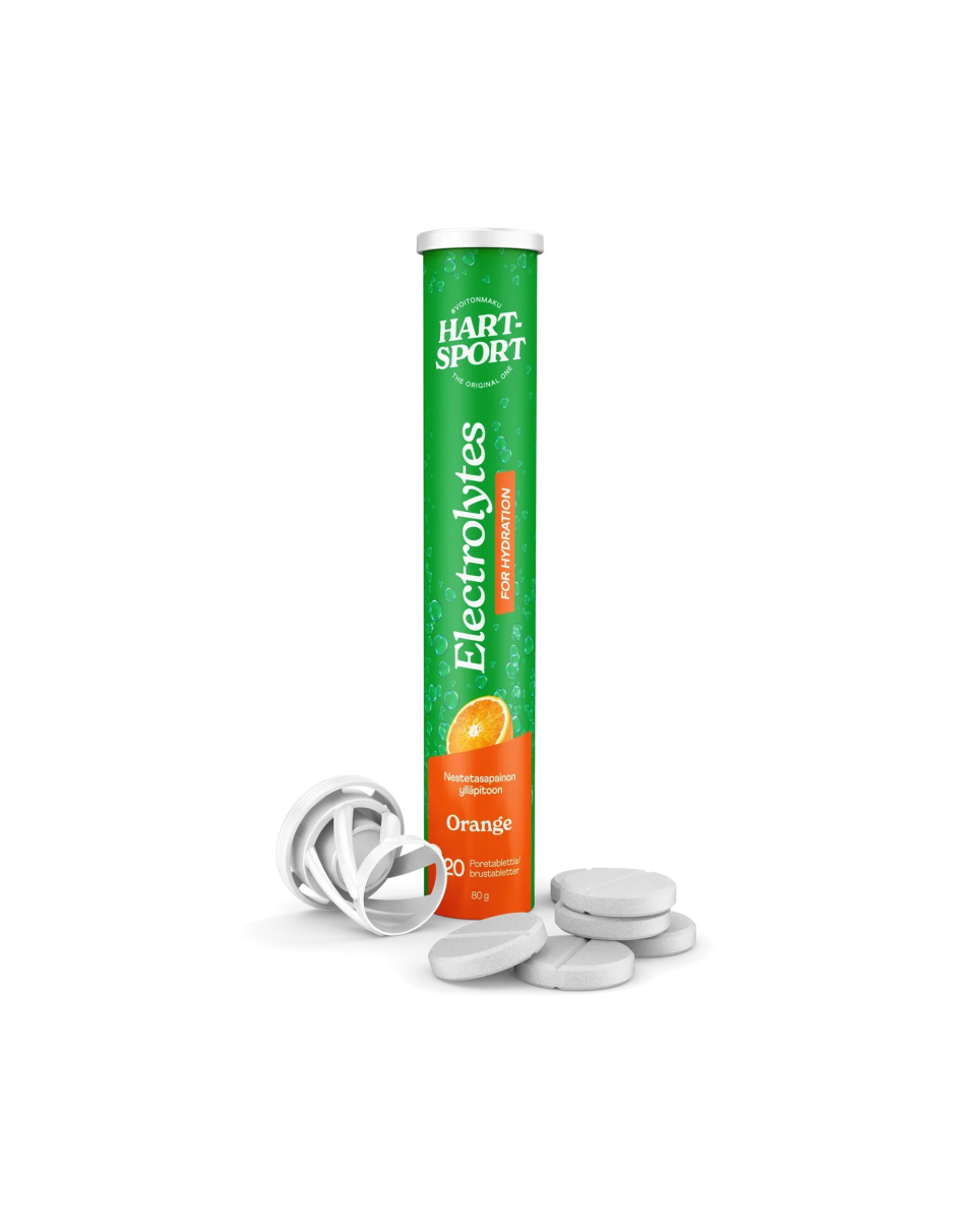 Hart-Sport Electrolytes Poretabletti appelsiini 20 kpl