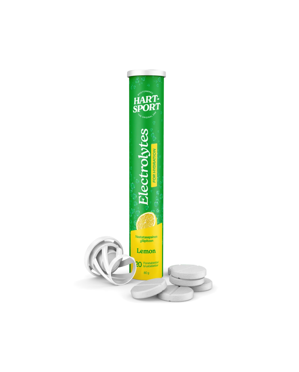 Hart-Sport Electrolytes Poretabletti sitruuna 20 kpl
