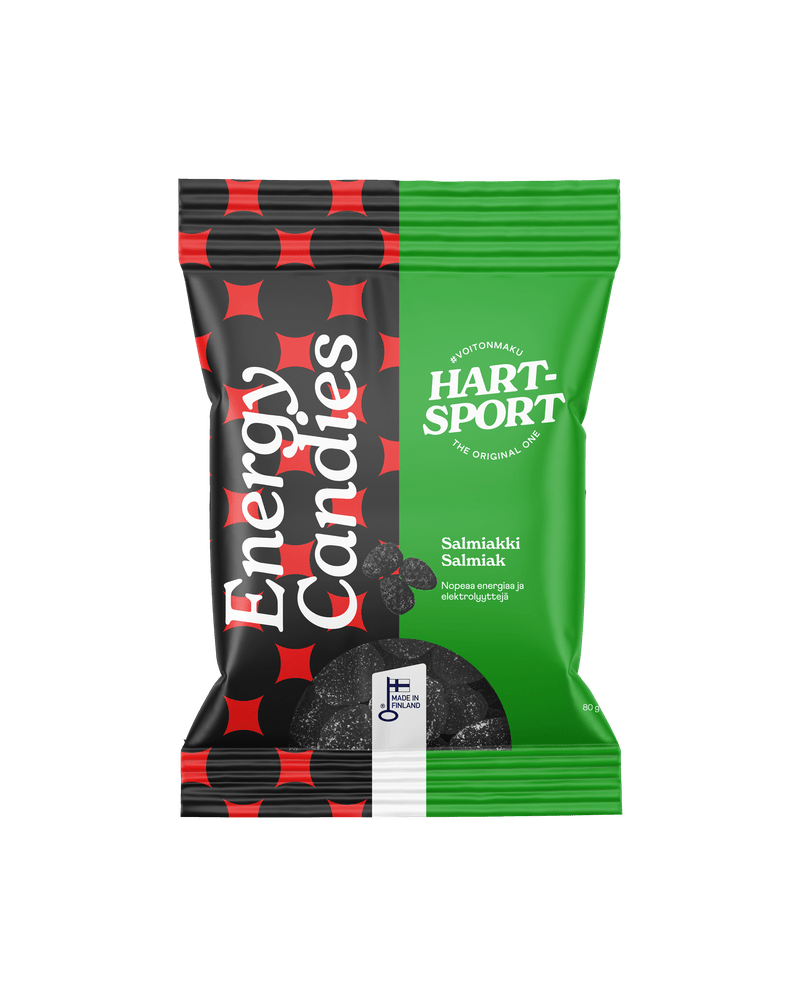 Hart-Sport Energiakarkit - Salmiakki 80 g