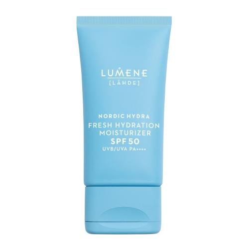 Lumene Lähde tehokosteuttava päivävoide SPF50 50 ml -tuotteen kuvaus ja ominaisuudet