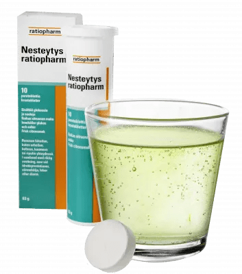 Nesteytys Ratiopharm - 10x poretabletti - Apteekki 360 Helsinki - Verkkoapteekki