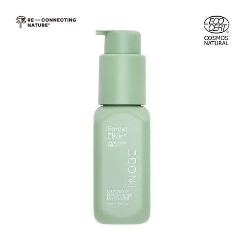 Nobe Forest Elixir Microbiome Enriching Gel kosteusvoide 50 ml tuotekuvaus: Kosteuttava geelivoide, joka rikastaa ihon mikrobistoa ja sisältää 50 ml