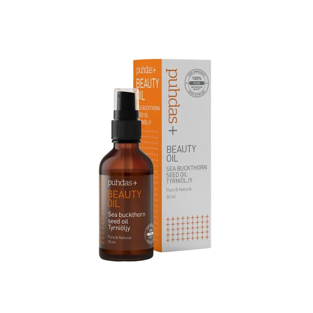 Puhdas+ Beauty Oil Repairing Sea Buckthorn Seed Oil - Apteekki 360 Helsinki - Verkkoapteekki