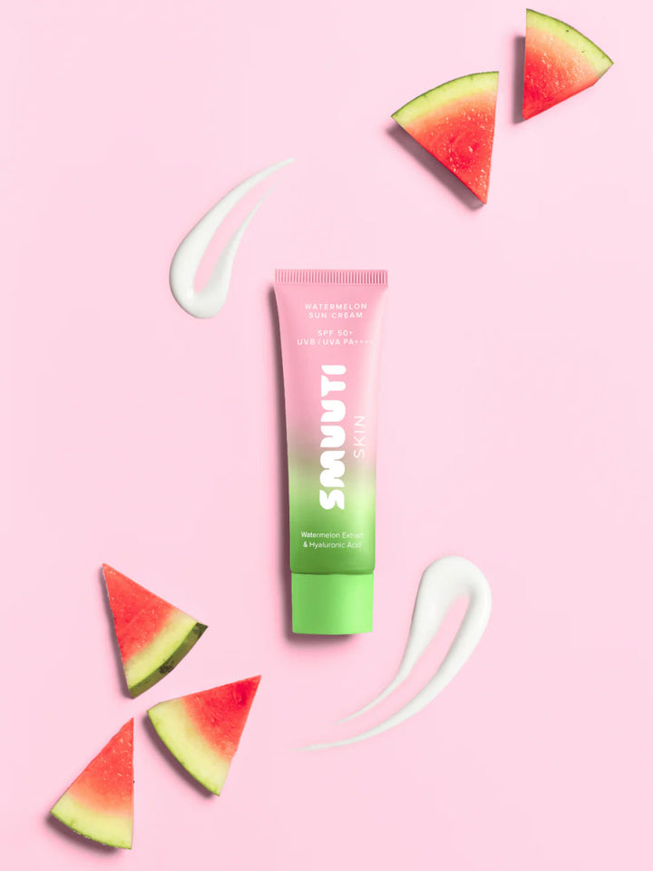 Aurinkovoide vesimeloni ja korkea suojakerroin SPF50 PA++++