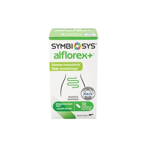 Symbiosys Alflorex+ - Probiootti ruoansulatusongelmien helpottamiseen ja suoliston terveyden tukemiseen