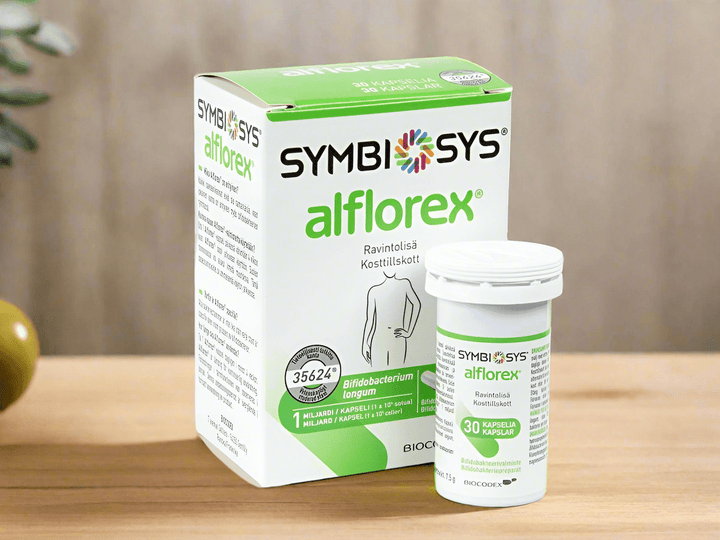 Symbiosys Alflorex -ravintolisäpunainen purkki