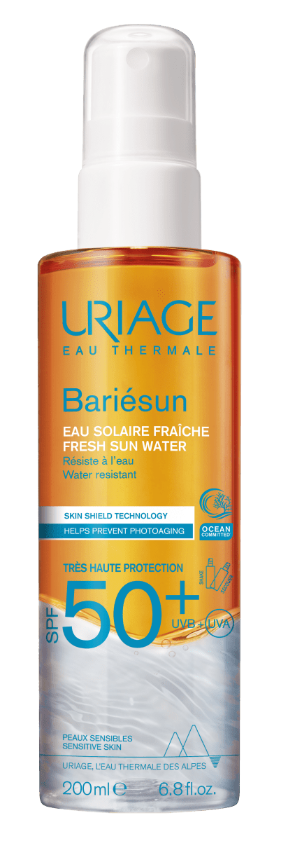 Uriage Bariesun SPF50+ Fresh Sun Water 200 ml - suojaava aurinkovesi