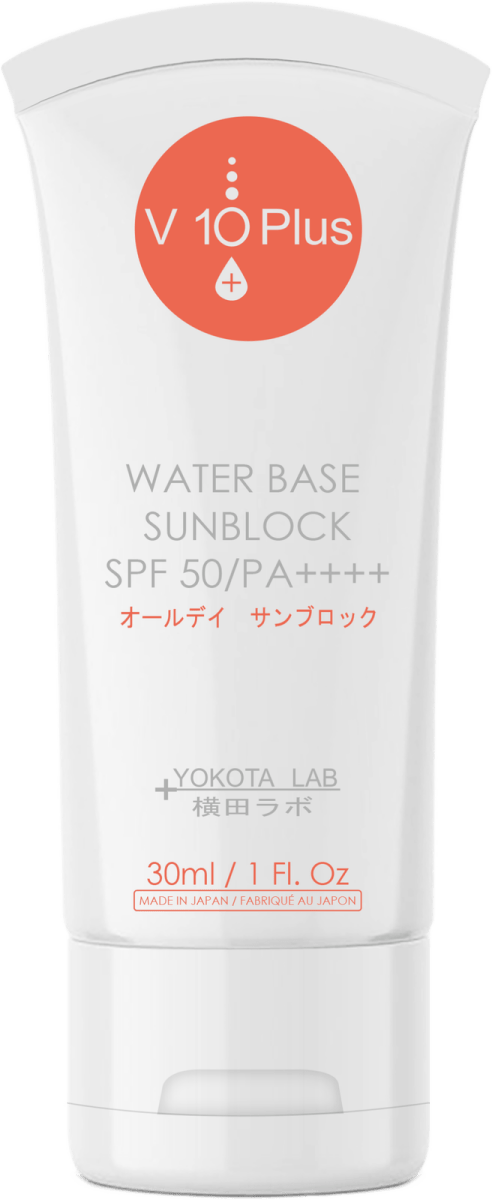 V10PLUS Sun Block SPF50/PA++++ fysikaalinen aurinkosuoja 30 ml - luonnollinen aurinkosuoja korkealla suojakertoimella ja laajalla spektrillä