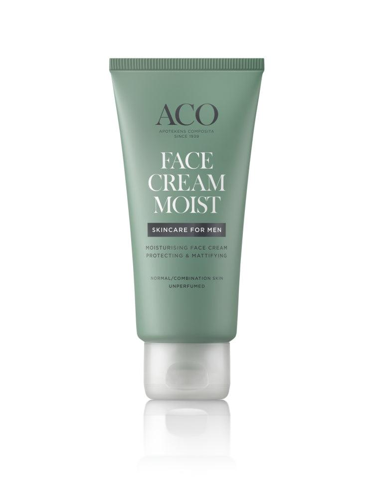 Aco Men Face Cream Moist Hajusteeton - Apteekki 360 Helsinki - Verkkoapteekki