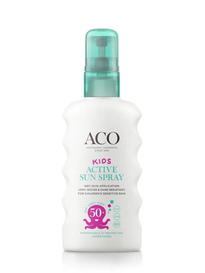Aco Sun Kids Active Sun Spray Spf 50+ - Apteekki 360 Helsinki - Verkkoapteekki