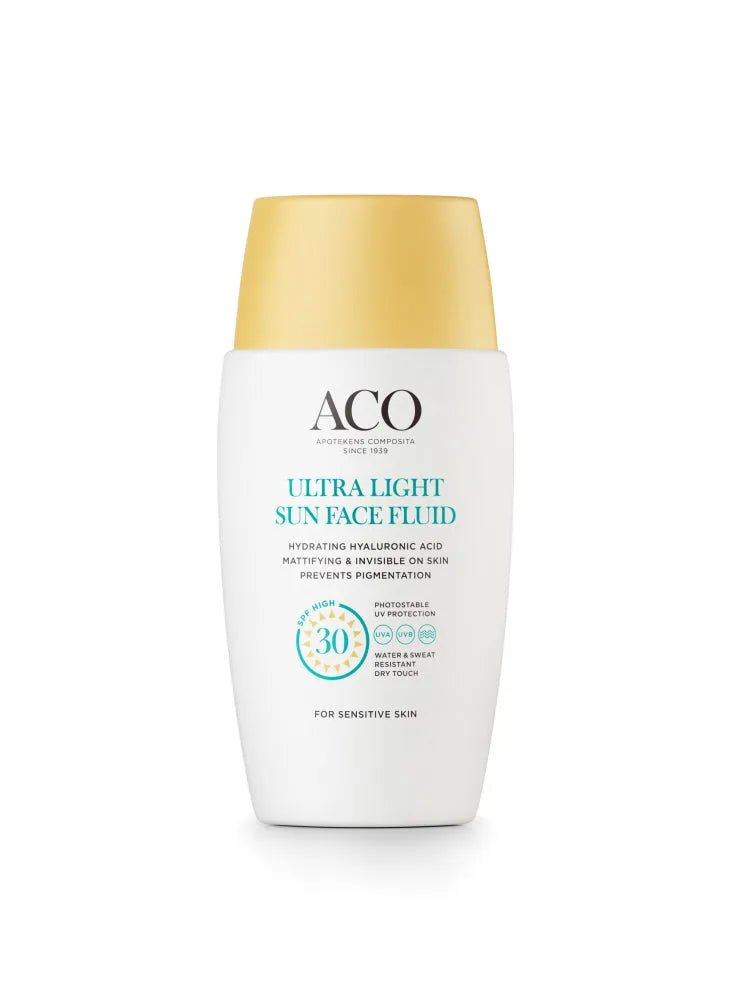 ACO Sun Ultra Light Face Fluid Spf 30 - Apteekki 360 Helsinki - Verkkoapteekki
