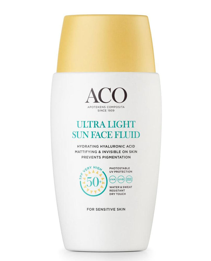 Aco Sun Ultra Light Face Fluid Spf 50+ - Apteekki 360 Helsinki - Verkkoapteekki