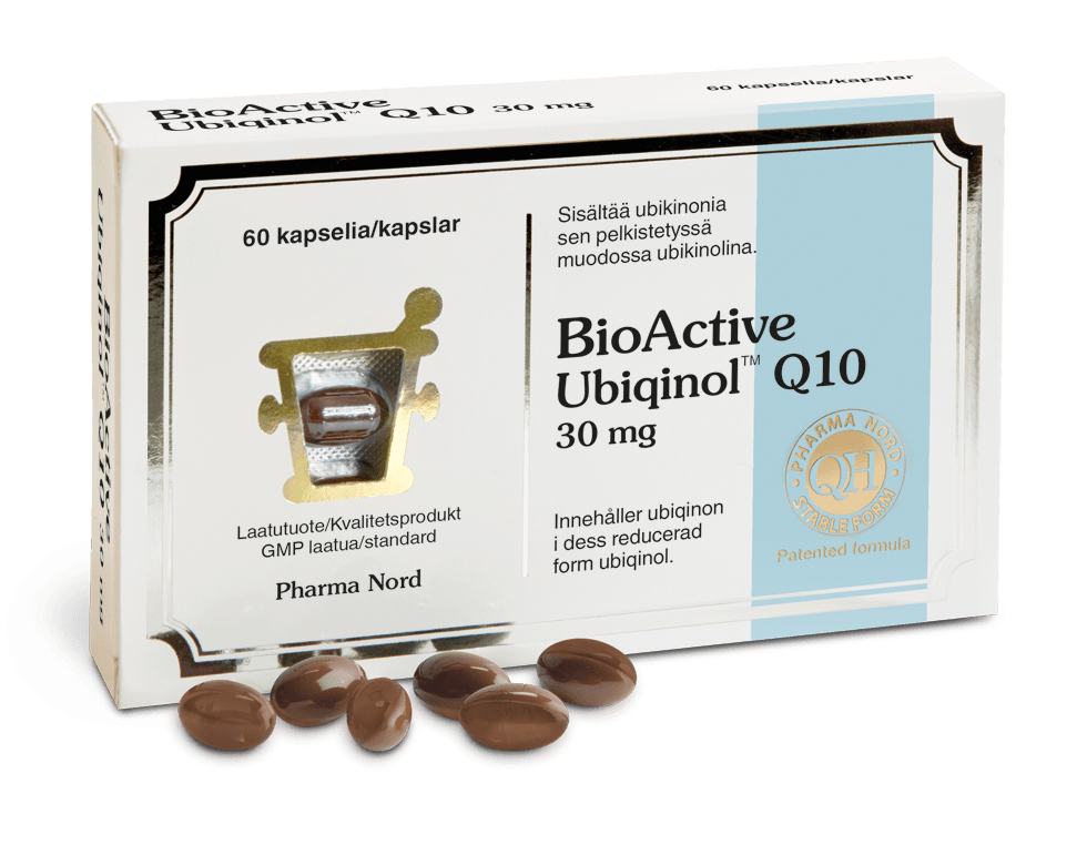 Bioactive Q10 Ubiqinol 30Mg - Apteekki 360 Helsinki - Verkkoapteekki