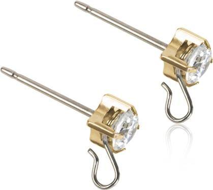 Blomdahl Tiffany 5Mm Cz White (Kultainen) - Korvakoru - Apteekki 360 Helsinki - Verkkoapteekki