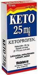 Keto 25 Mg Tabl, Kalvopääll - Apteekki 360 Helsinki - Verkkoapteekki