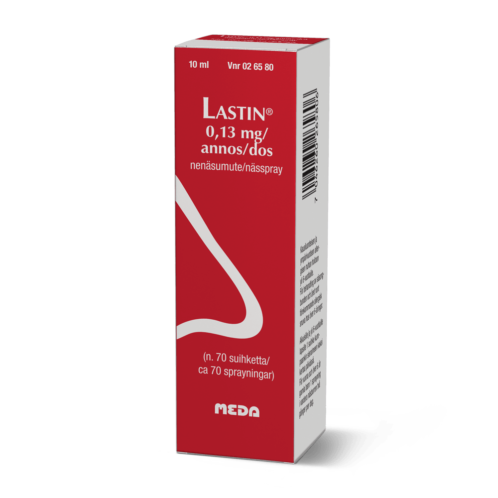 Lastin 0,9 Mg/Ml Nenäsumute, Liuos - Apteekki 360 Helsinki - Verkkoapteekki