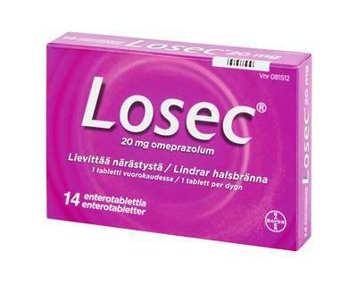 Losec 20 Mg Enterotabl - Apteekki 360 Helsinki - Verkkoapteekki