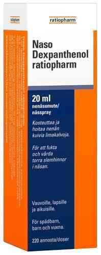 Naso Dexpanthenol Ratiopharm - Apteekki 360 Helsinki - Verkkoapteekki