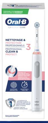 Oral-B Laboratory Clean 3 Sähköhammasharja - Apteekki 360 Helsinki - Verkkoapteekki