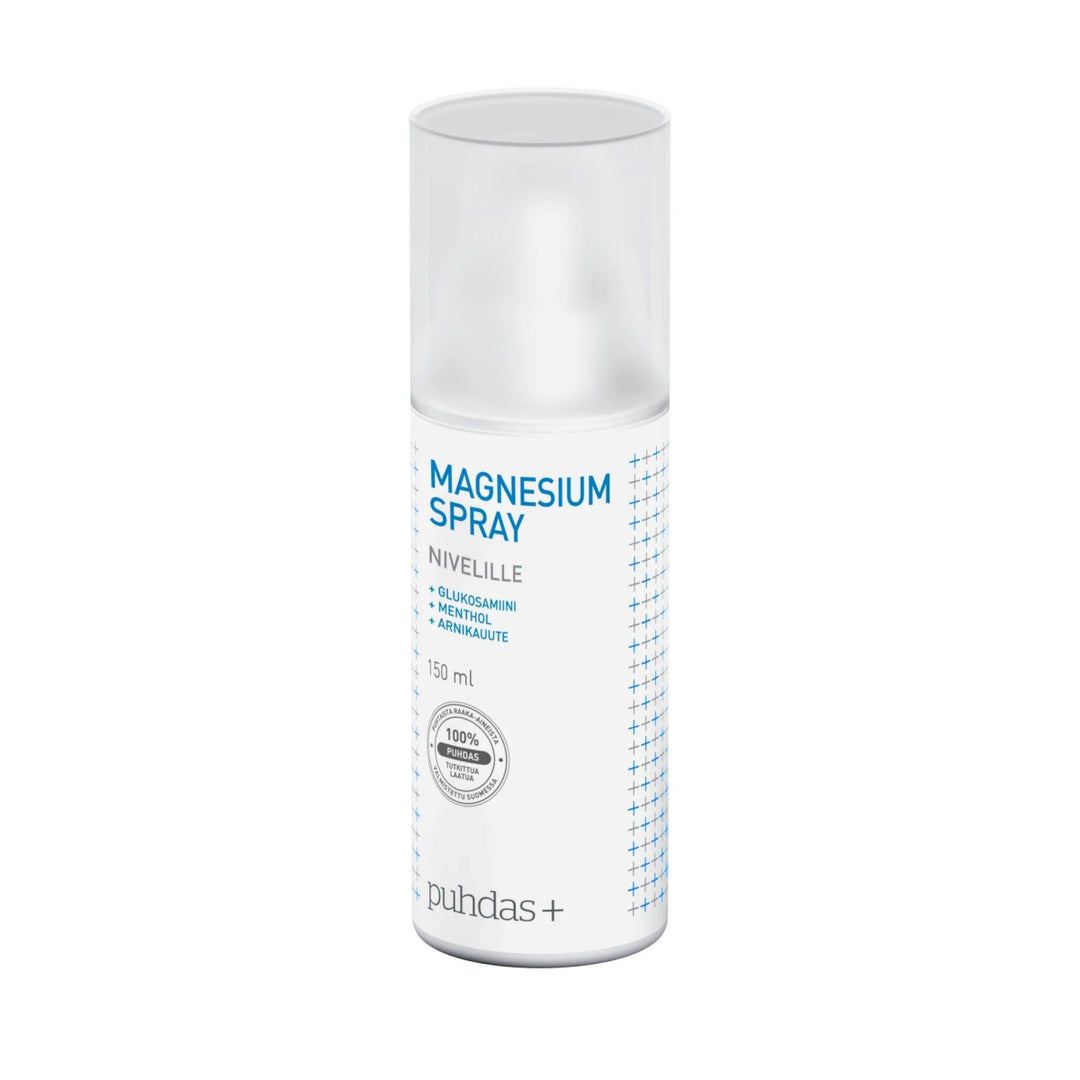 Puhdas+ Magnesiumsuihke Nivelille, 150 ml - Apteekki 360 Helsinki - Verkkoapteekki
