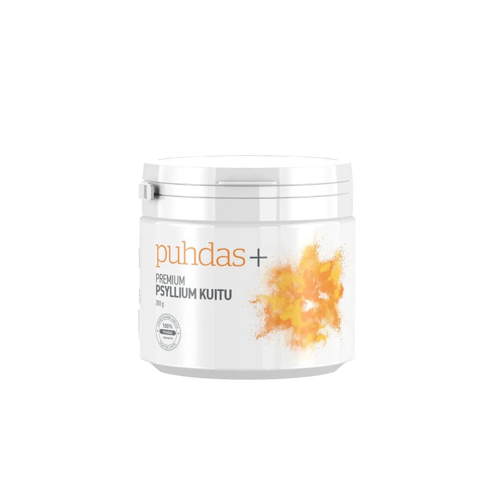 Puhdas+ Premium Psyllium Kuitu, 180 G - Apteekki 360 Helsinki - Verkkoapteekki