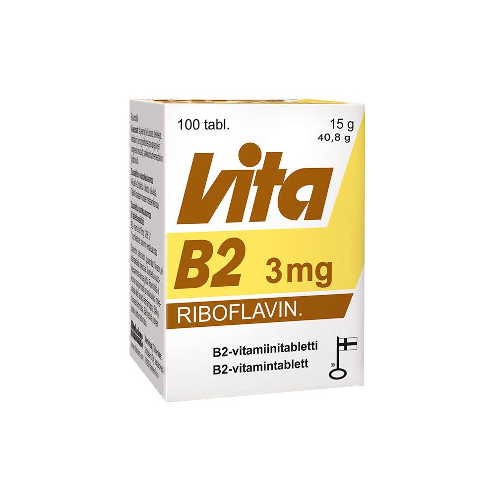 Vita B2 3 Mg - Apteekki 360 Helsinki - Verkkoapteekki