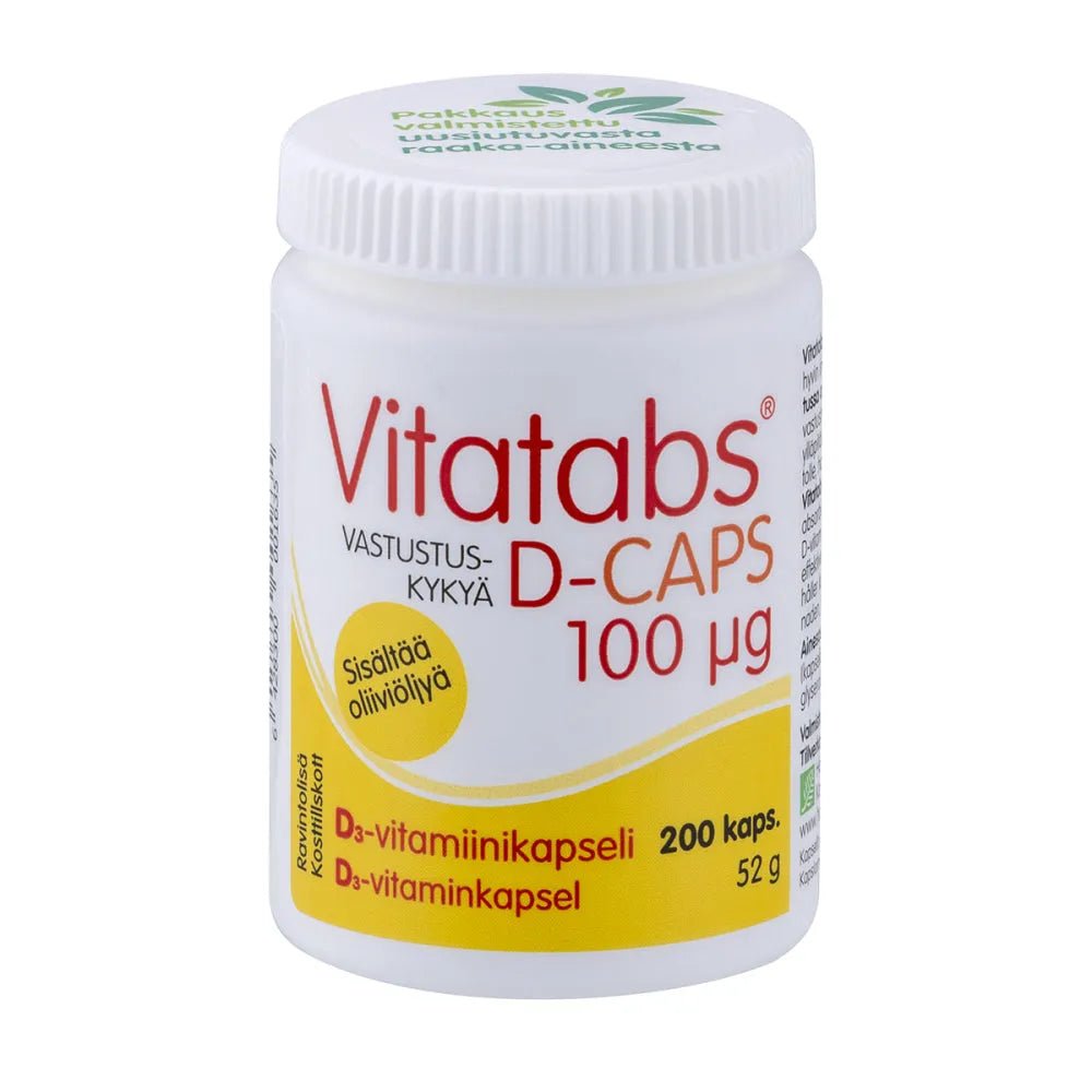 Vitatabs D-Caps 100 Mikrog - Apteekki 360 Helsinki - Verkkoapteekki