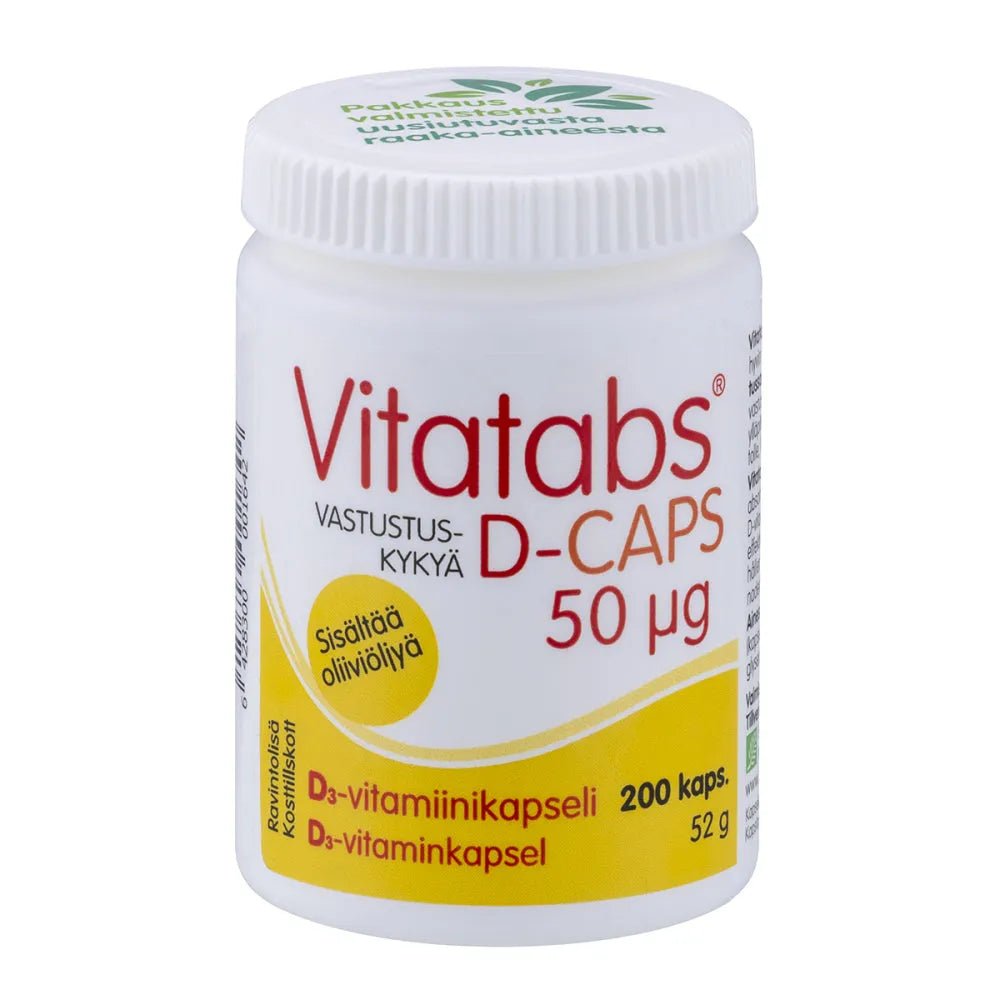 Vitatabs D-Caps 50 Mikrog - Apteekki 360 Helsinki - Verkkoapteekki