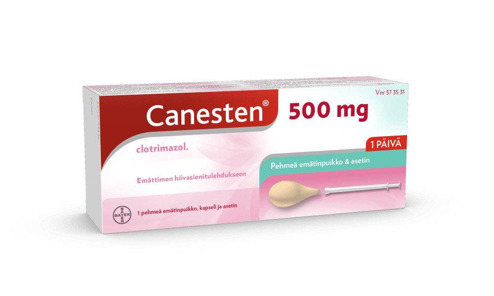 Canesten 500 Mg Emätinpuikko, Kaps, Pehmeä - Apteekki 360 Helsinki - Verkkoapteekki