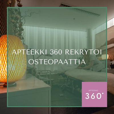 Osteopaatti Apteekki 360:een sopimusyrittäjäksi