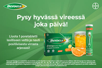 Berocca Energy Orange: Pysy hyvässä vireessä joka päivä