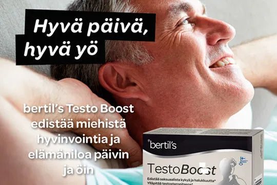 Luotettavaa tukea miehiselle vireydelle