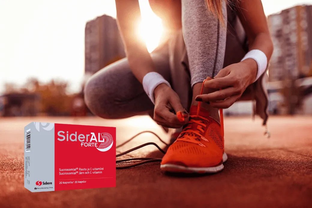 sideral ja sideral forte sisältävät sukrosomiaalista rautaa sucrosomial iron 30mg 20 kaps