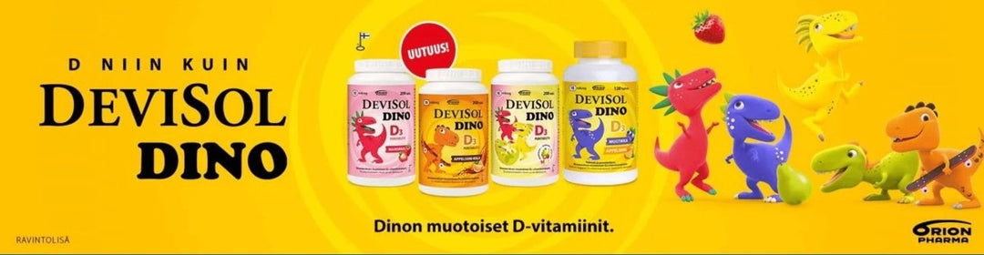 Devisol Dinot - D-vitamiinit lapsille - Apteekki 360