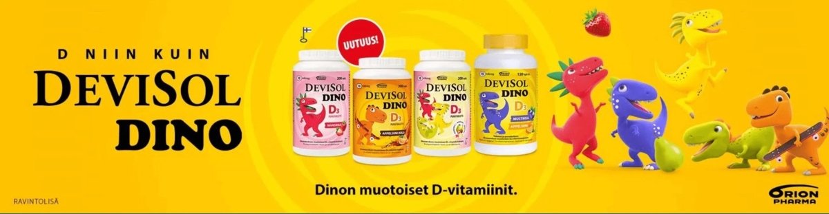 Devisol Dinot - D-vitamiinit lapsille - Apteekki 360